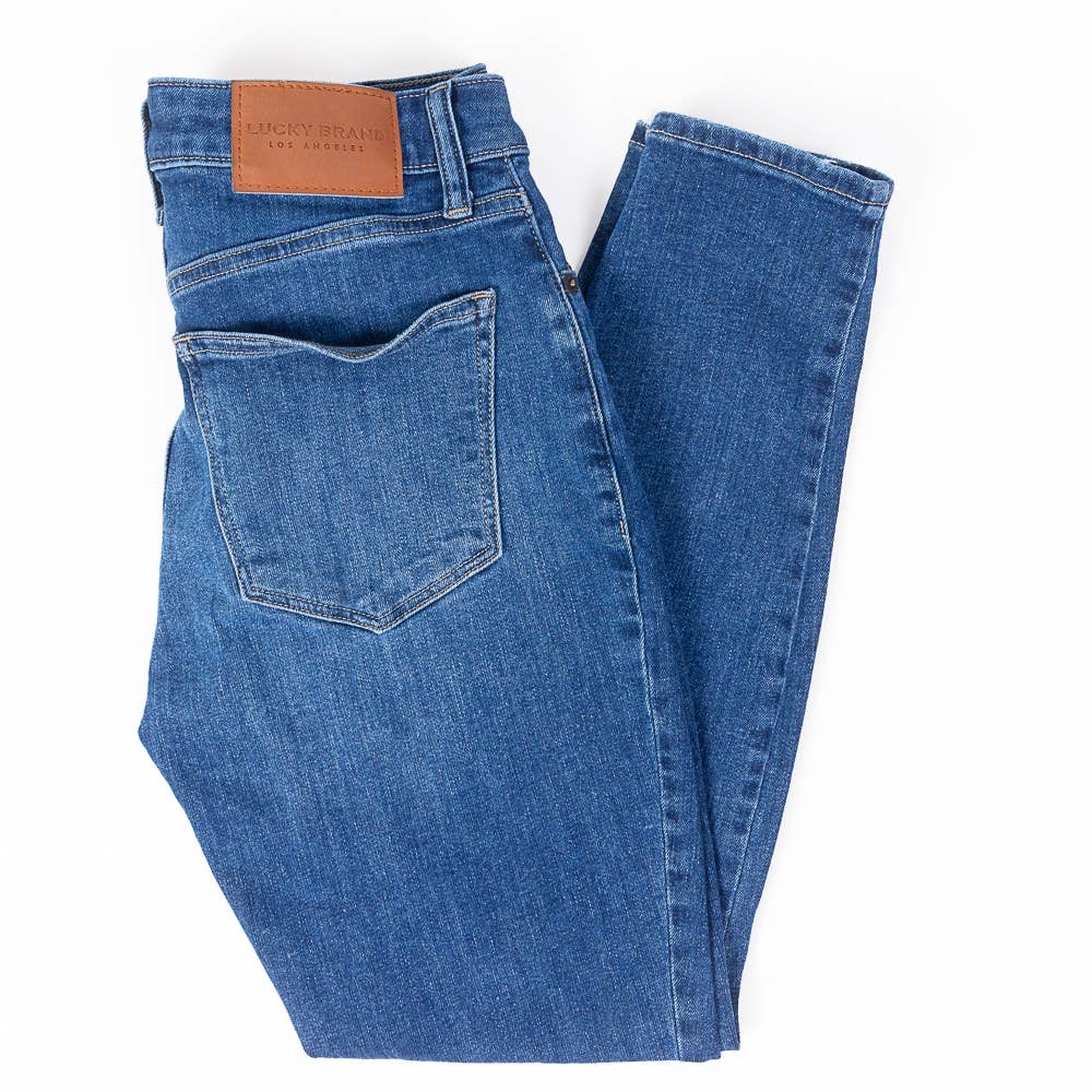 Lucky Brand Lolita Low Rise Skinny Stretch Womens Jeans Dark Wash 6 Ankle 28/26